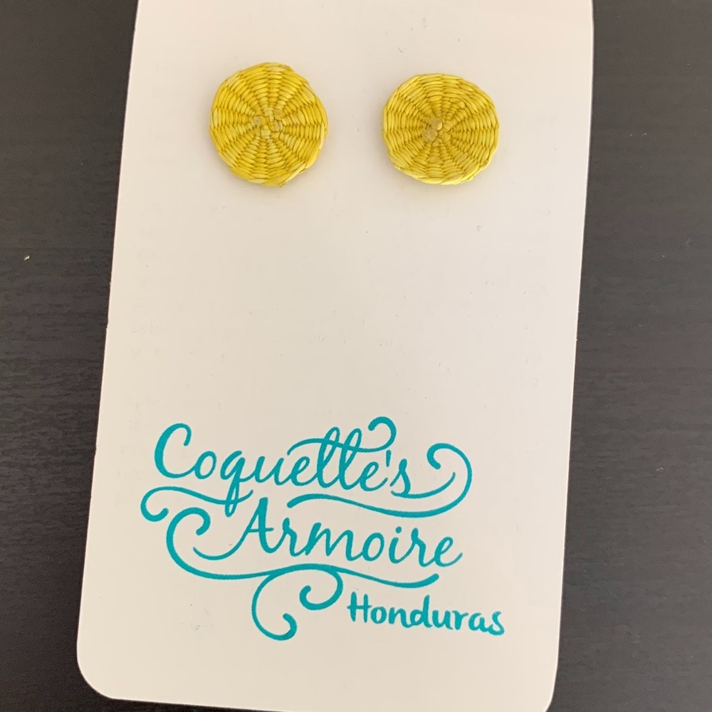 Coquette's Armoire Honduras Junco Stud Earrings